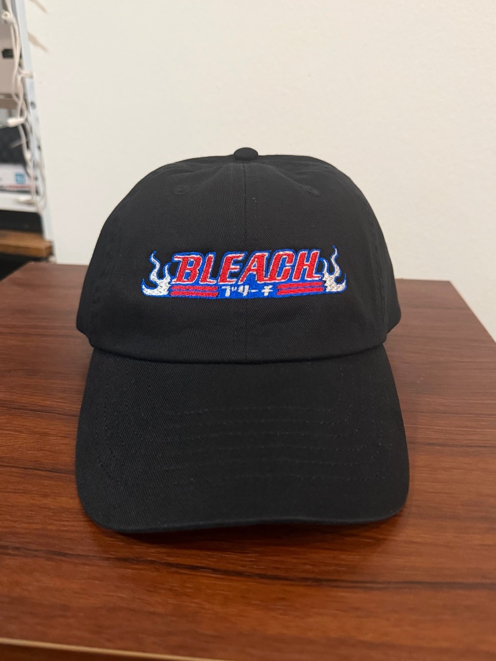BLEACH Black Embroidered Anime Baseball Cap